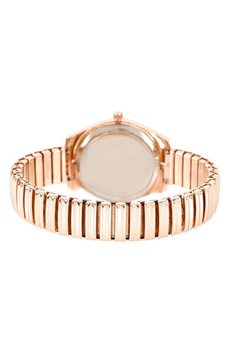 Jones New York Diamond Accent Bracelet Watch, 33mm, Alternate, color, Rosegold