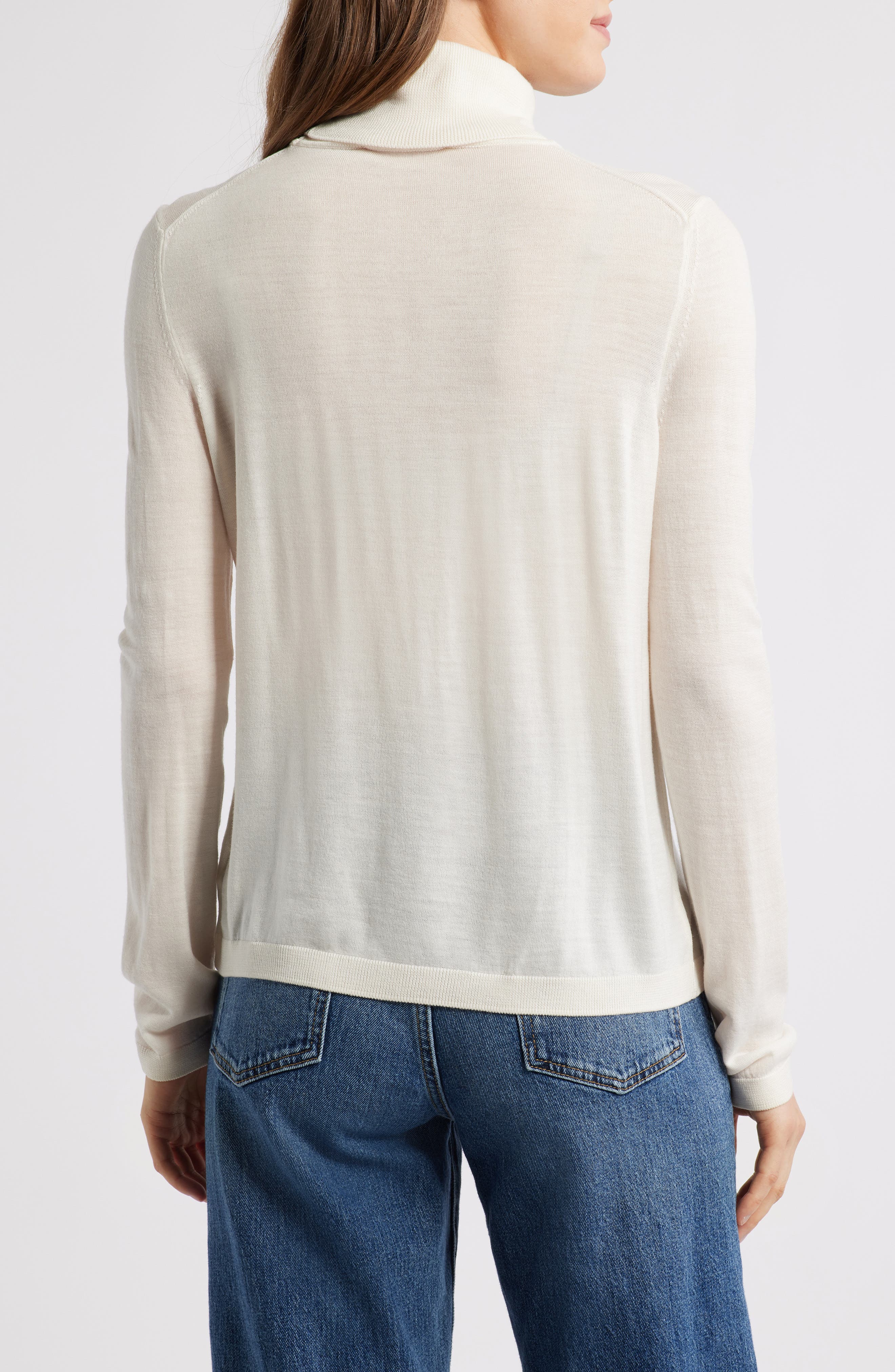 Turtleneck Wool Sweater - image 2