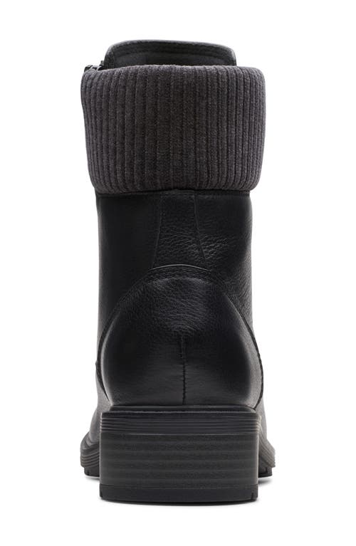 Clarks Hearth Sky Leather Combat Boot In Multi