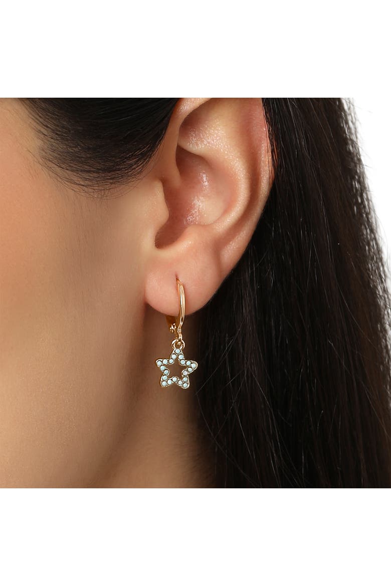 Gold-Tone Evil-Eye, Heart & Star Stud & Hoop Earring Set, 9 Pairs, Alternate, color, Gold tone