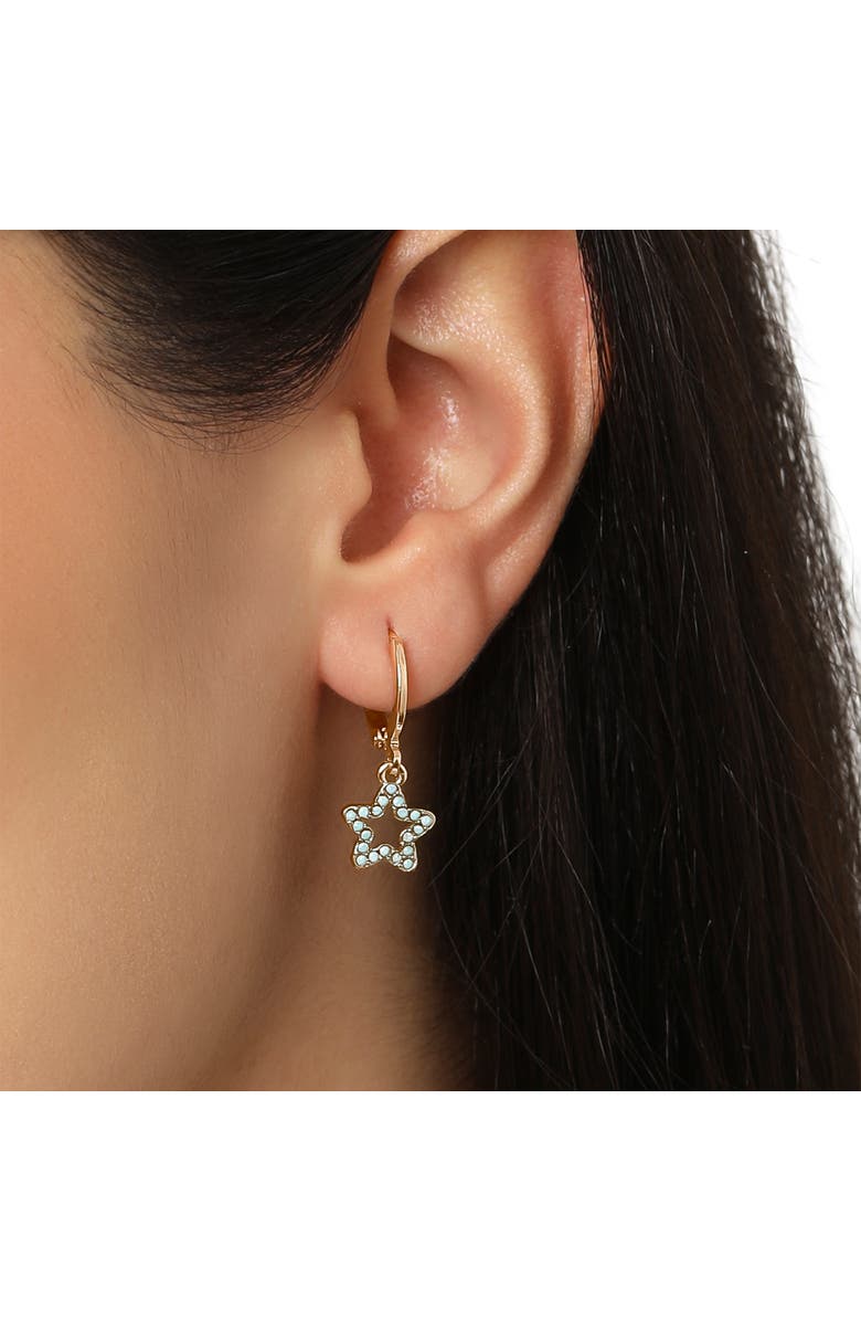 Jessica Simpson Gold-Tone Evil-Eye, Heart & Star Stud & Hoop Earring Set, 9 Pairs, Alternate, color, Gold Tone