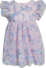 Popatu Kids' Floral Embroidered Party Dress