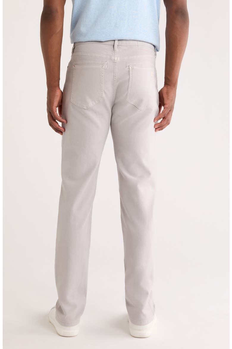 Flex Slim Straight Leg Stretch Twill Pants, Alternate, color, LIGHT GREY