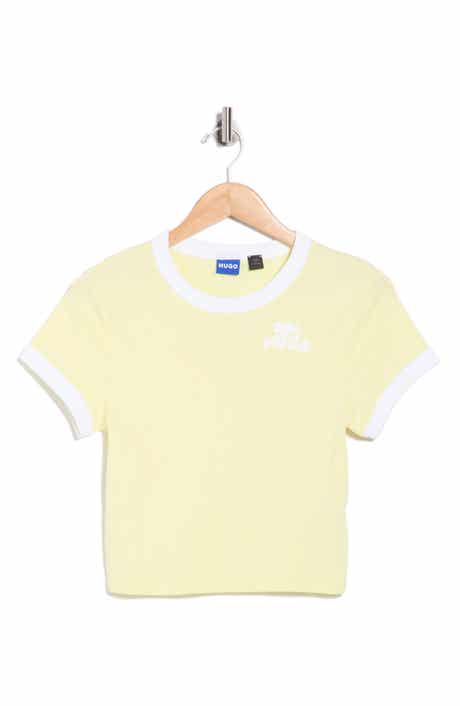 BOSS Dalia Cropped Cotton T-Shirt