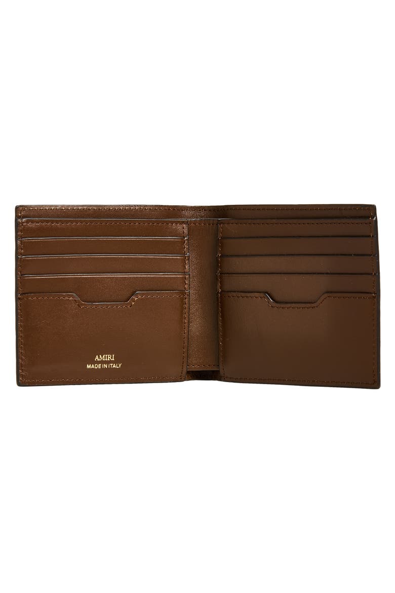 Python Embossed Bifold Wallet, Alternate, color, BROWN