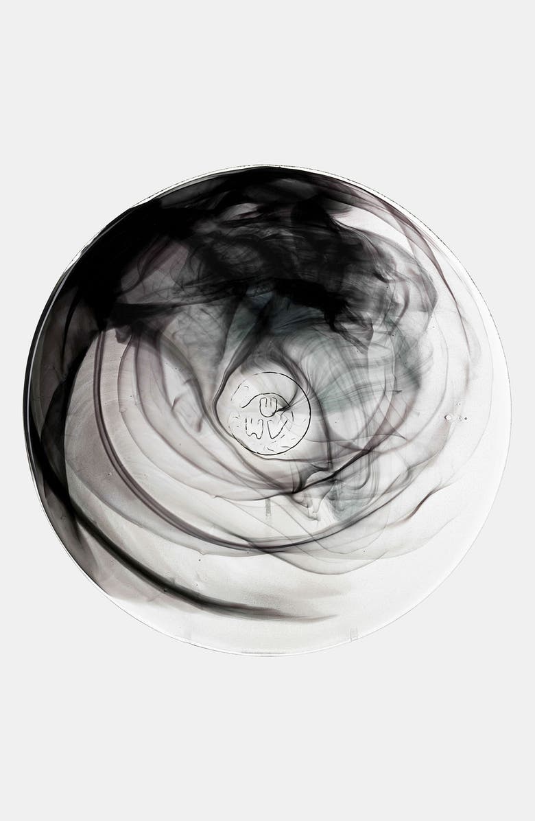 Kosta Boda Mine Dessert Plate, Main, color, Black