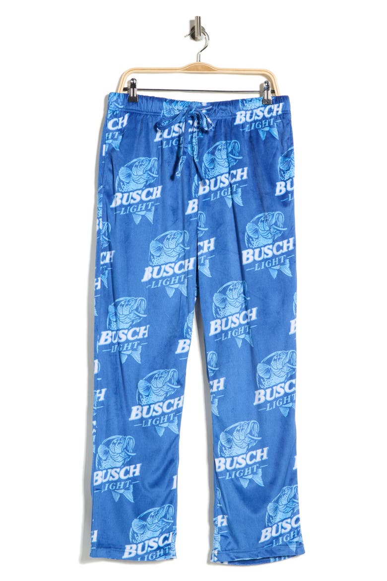 Busch Light Pajama Pants, Alternate, color, BLUE
