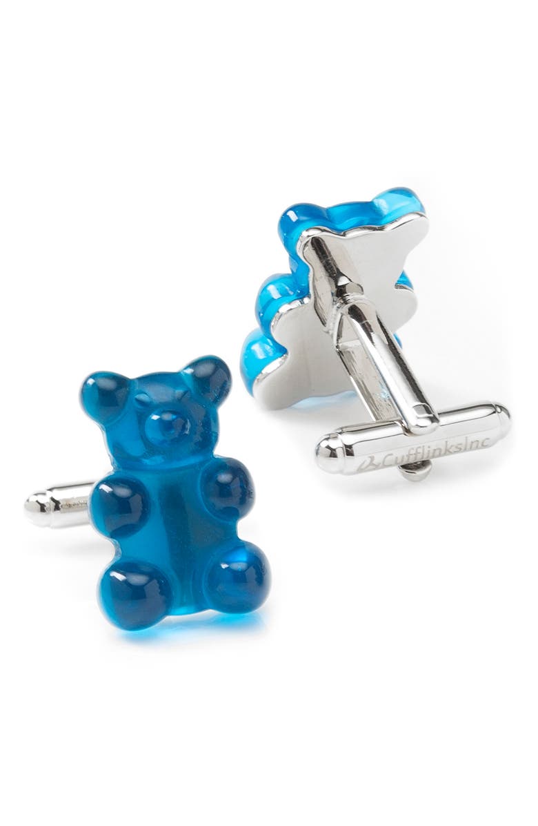 Cufflinks, Inc. Gummy Bear Cuff Links, Alternate, color, Blue