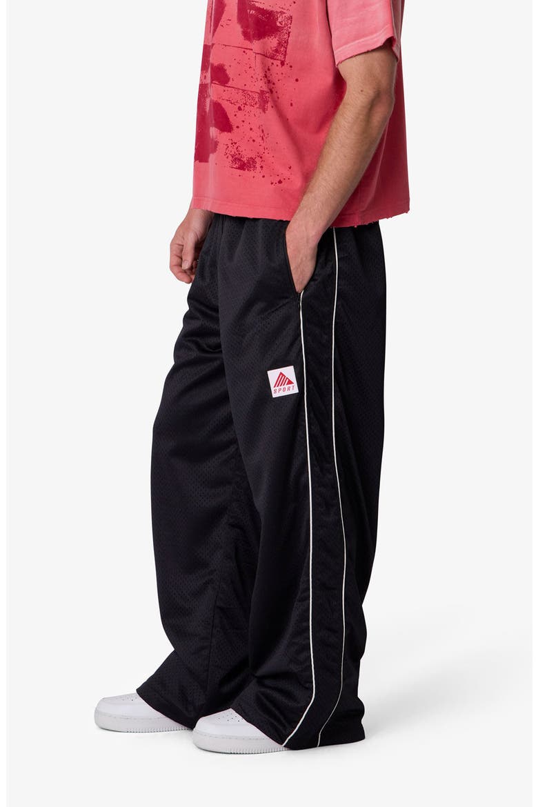 Sport Mesh Track Pants, Alternate, color, BLACK