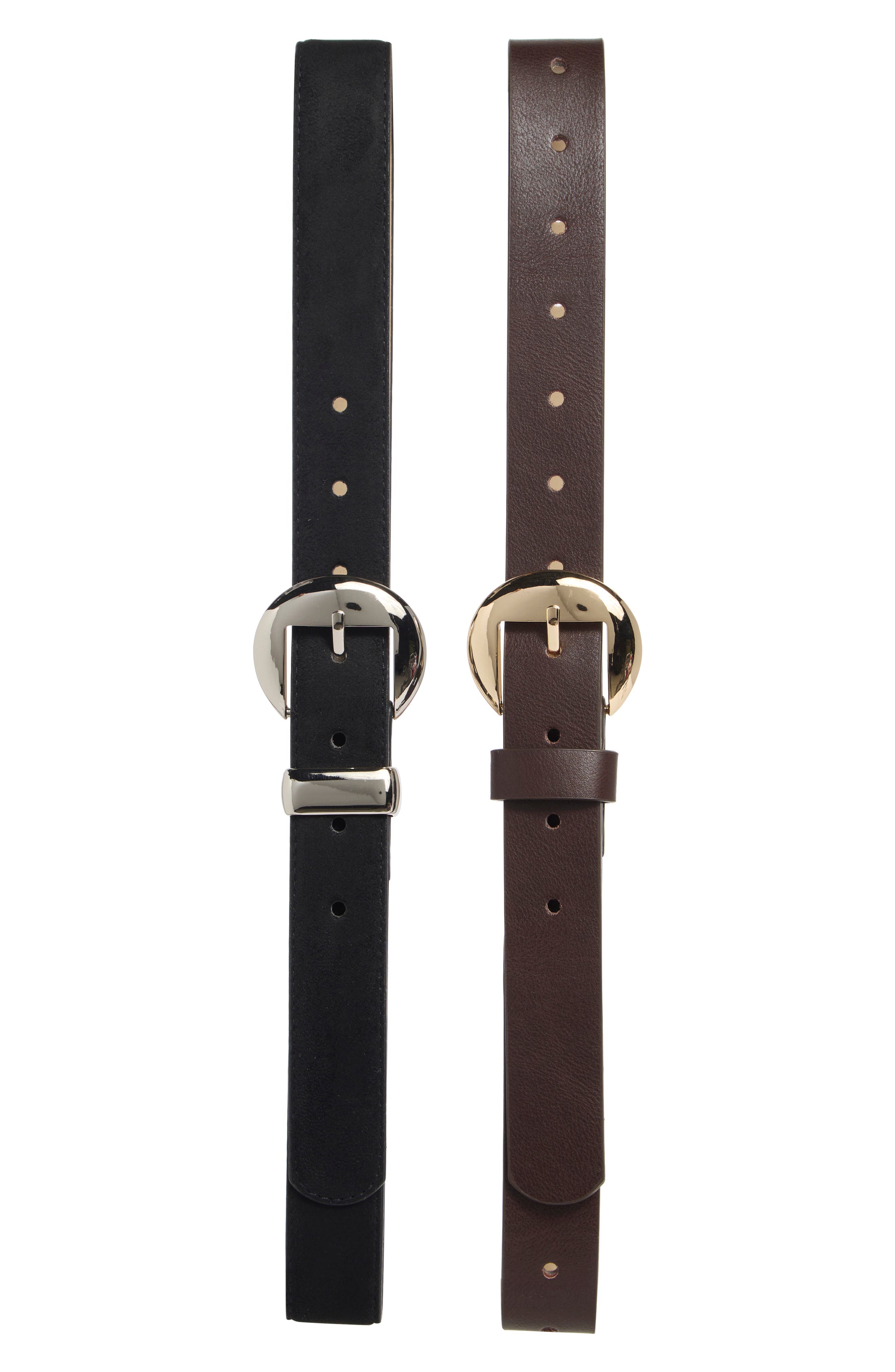 Steve Madden 2-for-1 Assorted Faux Leather Belts