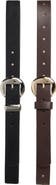 Steve Madden 2-for-1 Assorted Faux Leather Belts