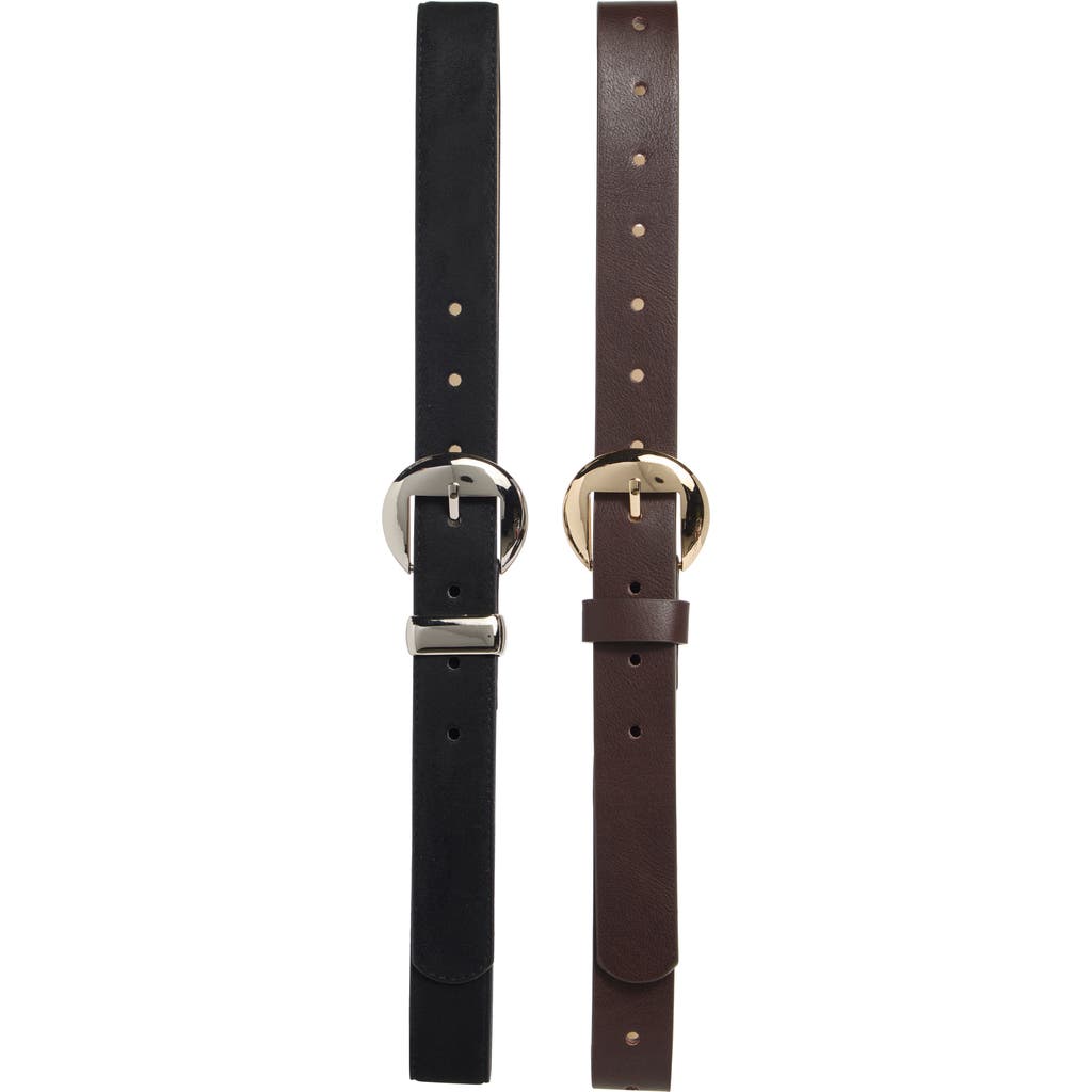 Steve Madden 2-for-1 Assorted Faux Leather Belts