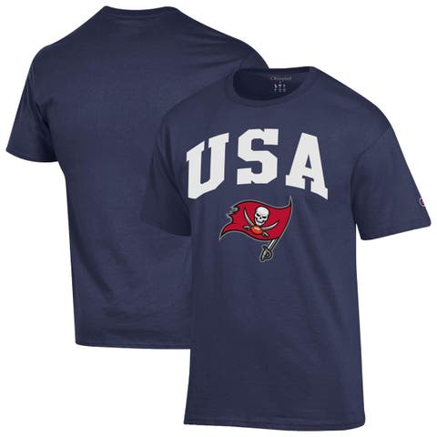 Men's Champion Navy Tampa Bay Buccaneers Americana T-Shirt
