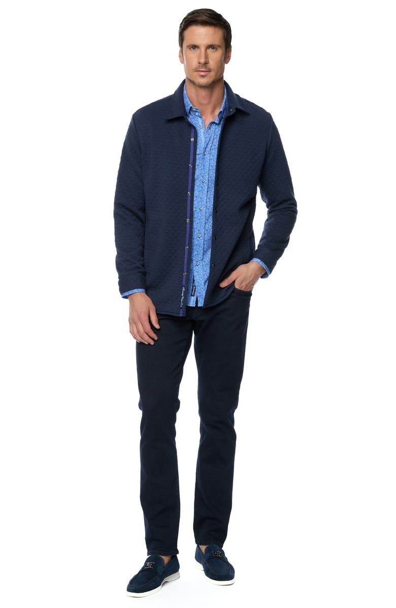 Robert Graham Downey 2 Slim Fit Knit Shirt Jacket, Alternate, color, 