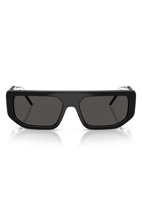 56mm Rectangular Sunglasses