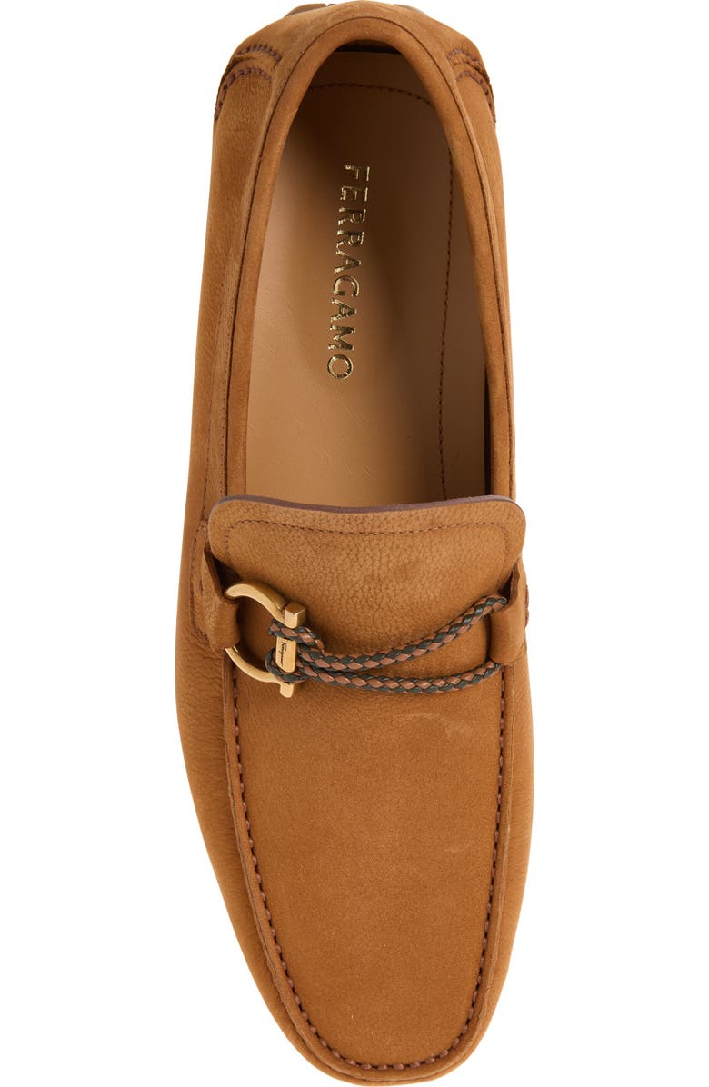 FERRAGAMO Front 4 Driving Shoe, Alternate, color, Naturale Caramello Biscotto