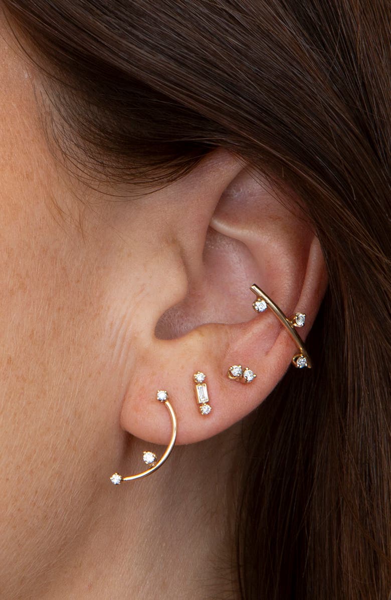 Zoë Chicco Single DIamond Stud Earring, Alternate, color,