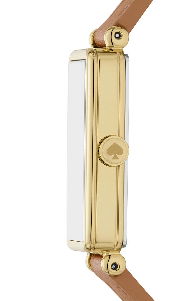 Kate Spade New York rosedale leather strap watch, 32mm, Alternate, color, 