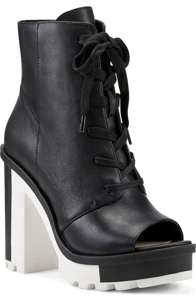 Jessica Simpson Lizzah Open Toe Platform Bootie, Main, color,
