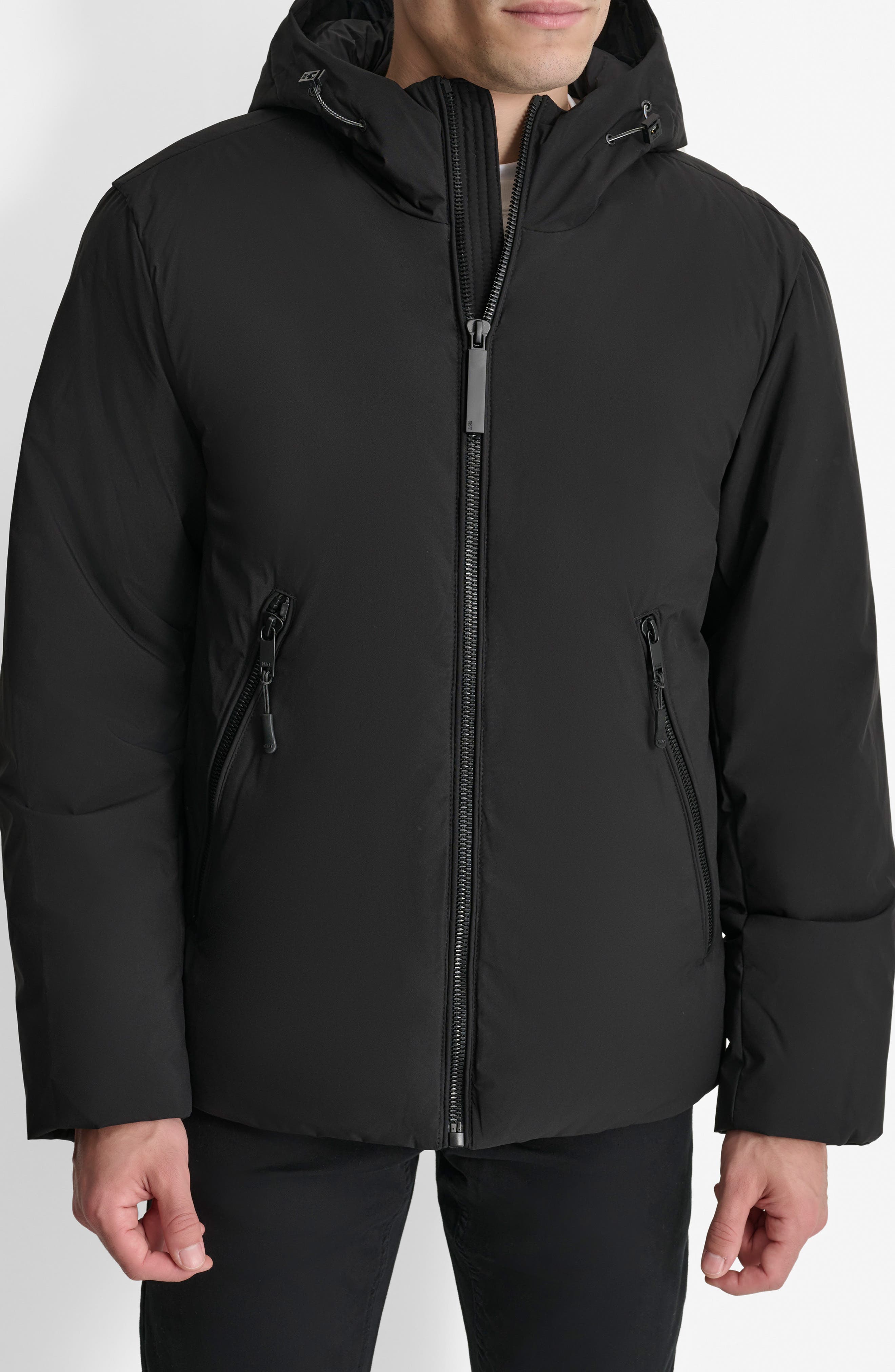 DKNY Stretch Polyester Puffer Jacket