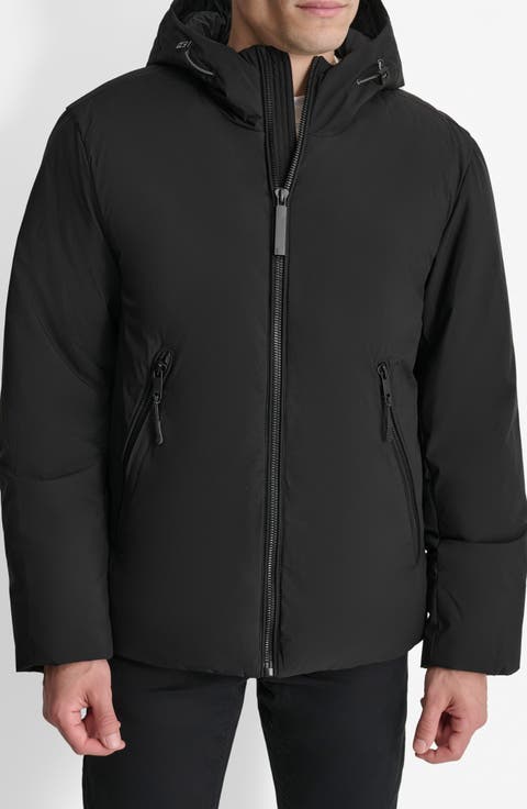 Stretch Polyester Puffer Jacket
