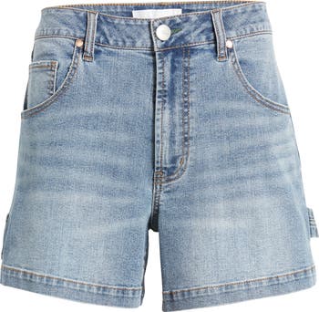 ★★ ★★ Light Bermuda Denim Shorts T22F3NPQ09 NUFIWI Women Baggy Denim Bermuda Shorts Y2k Vintage Straight