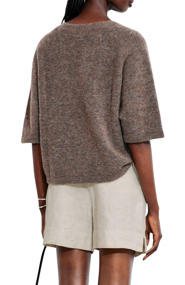 & Other Stories Crewneck Sweater, Alternate, color, Mole Dark