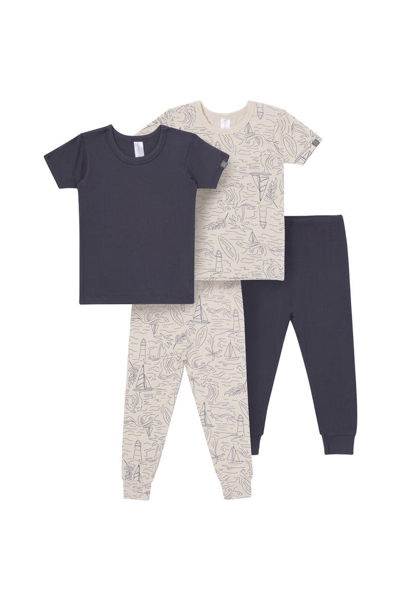 Snug Fitting Pajama Sets, Alternate, color, Maine Coast