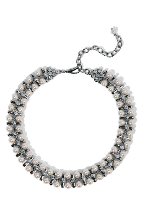 Imitation Pearl Retro Choker