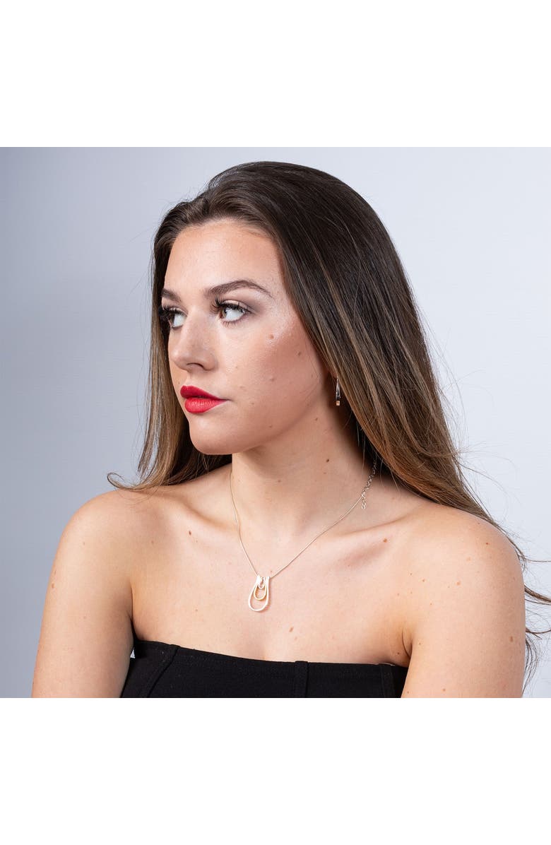 Lucy Quartermaine Horse Shoe Tri Pendant, Alternate, color, Sterling Silver