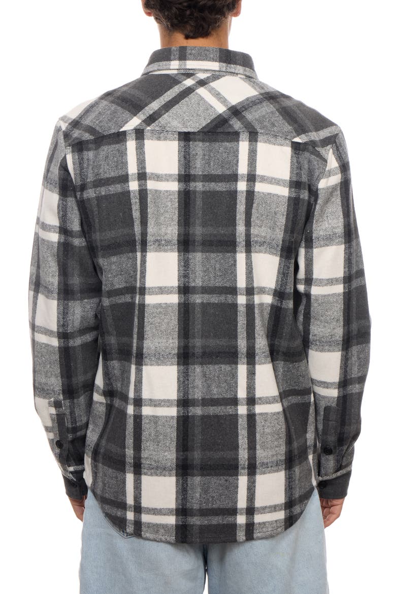 Heavyweight Plaid Shirt Jacket, Alternate, color, CHARCOAL