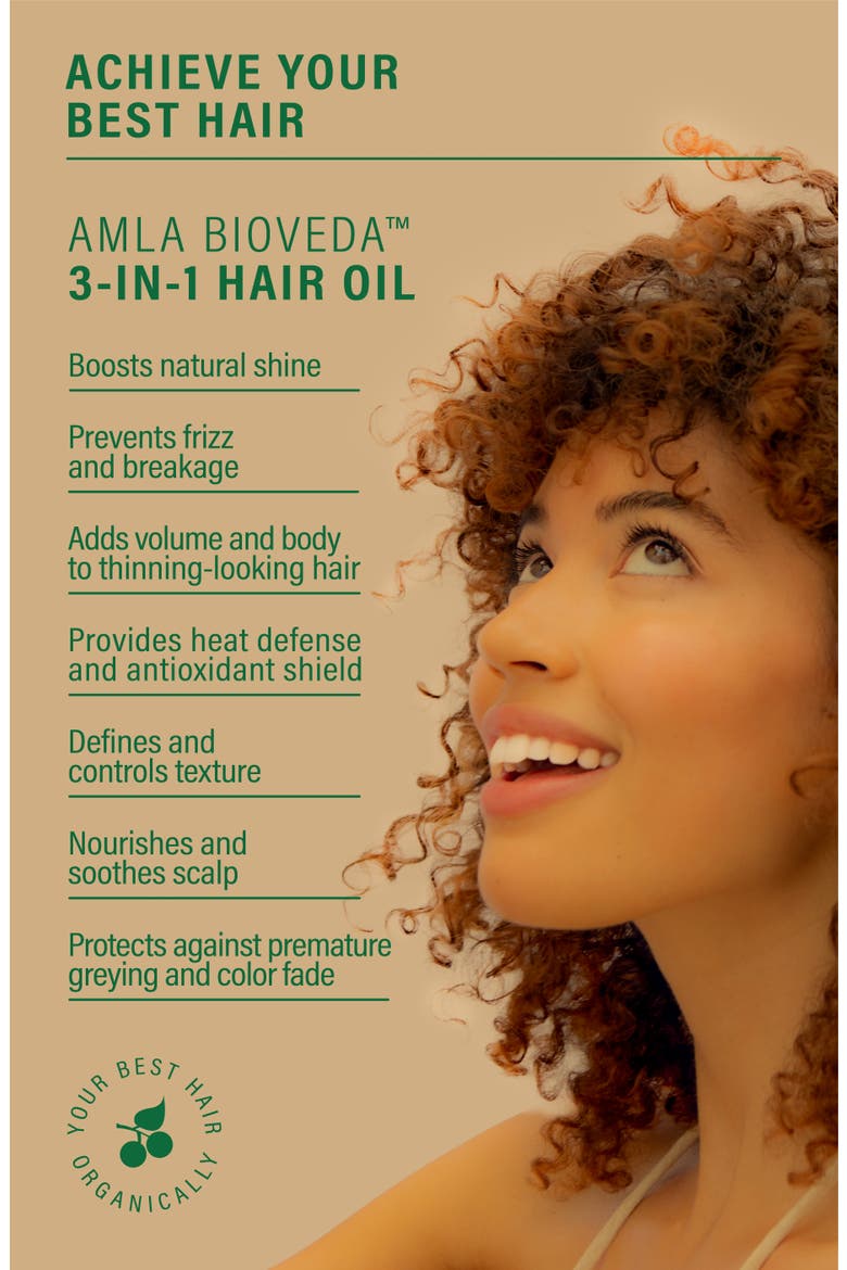 Amla BioVeda 3-IN-1 Hair Oil, Alternate, color, None