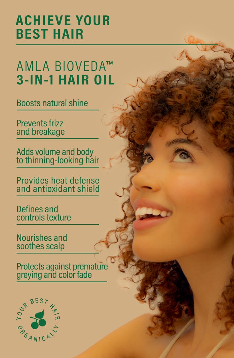 ASNA Amla BioVeda 3-IN-1 Hair Oil, Alternate, color, NO COLOR