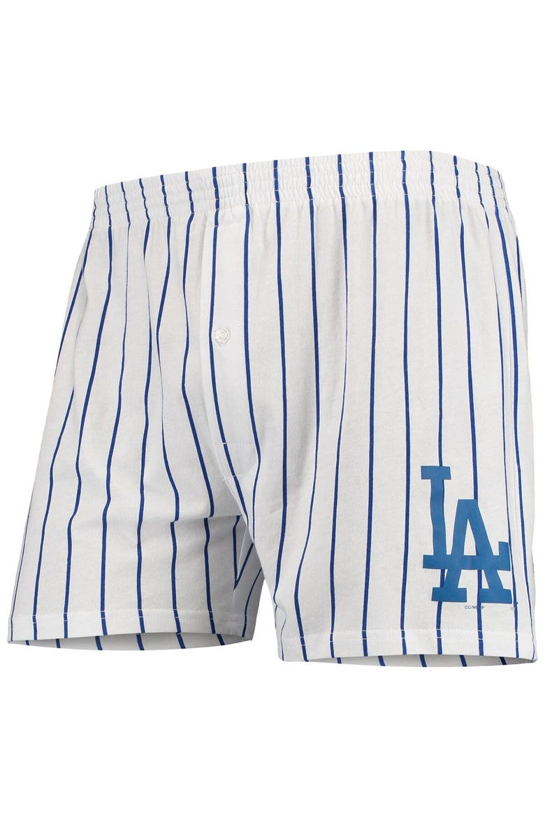 Men's Concepts Sport White Los Angeles Dodgers Vigor Boxer Shorts, Main, color, White