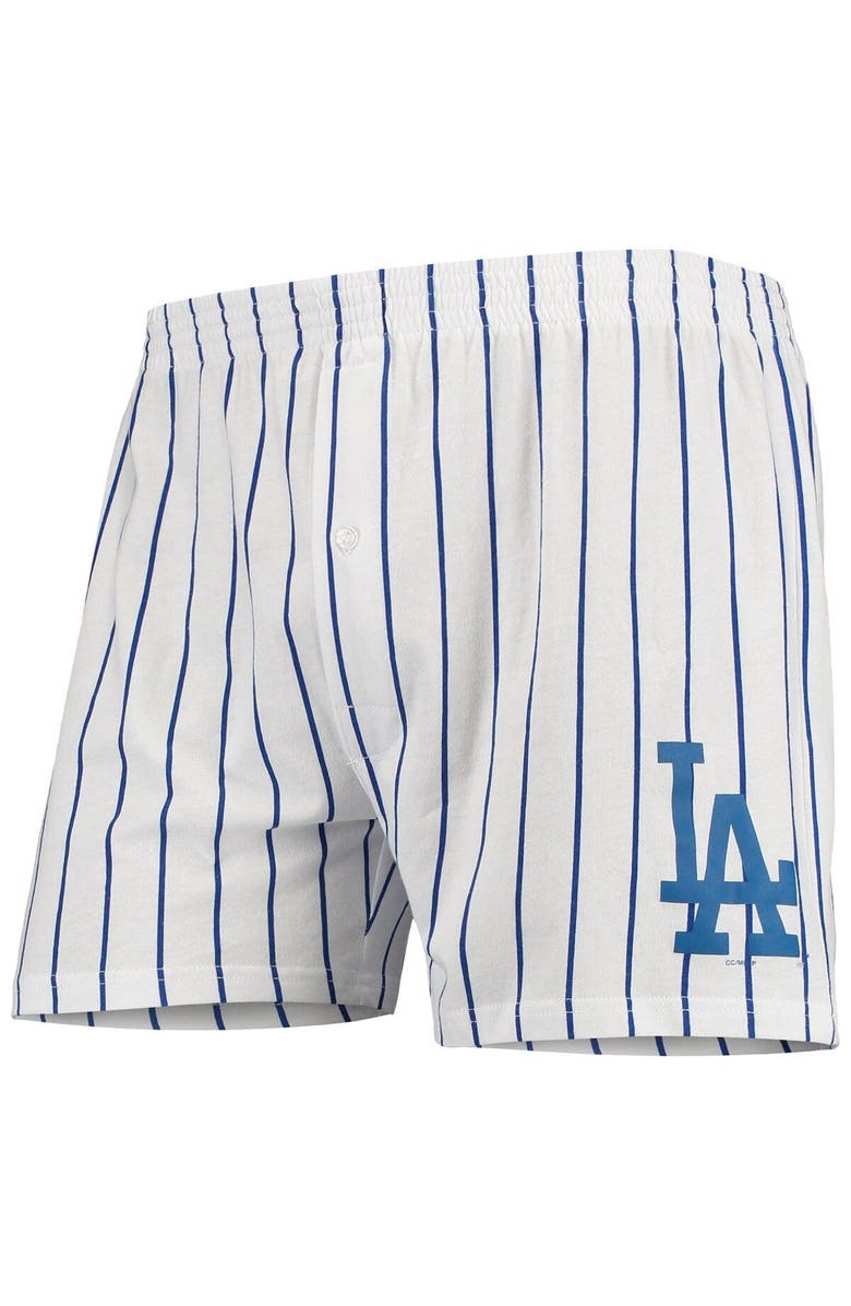 CONCEPTS SPORT Men's Concepts Sport White Los Angeles Dodgers Vigor Boxer Shorts, Main, color, White