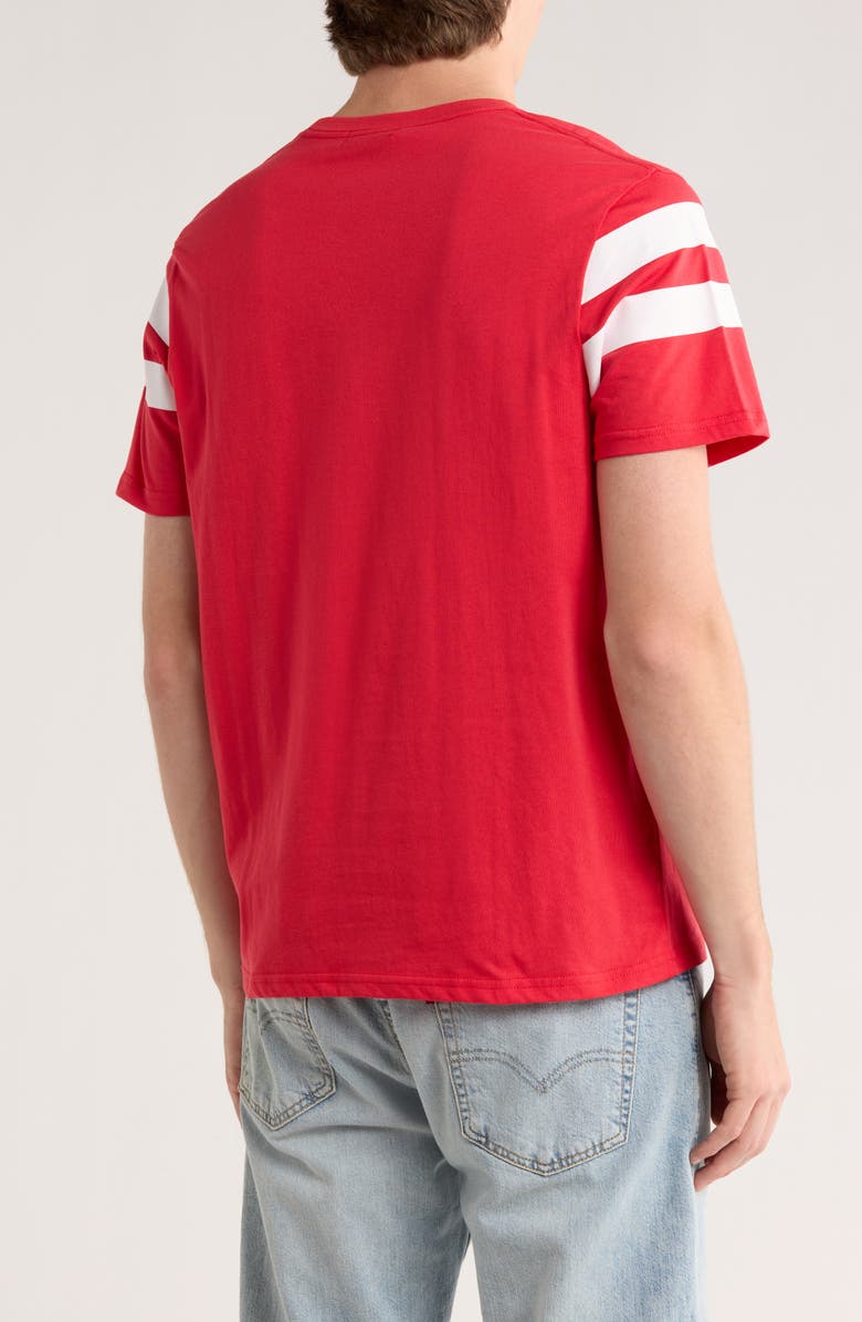 Junk Food Bucs Gridiron T-Shirt, Alternate, color, Licorice