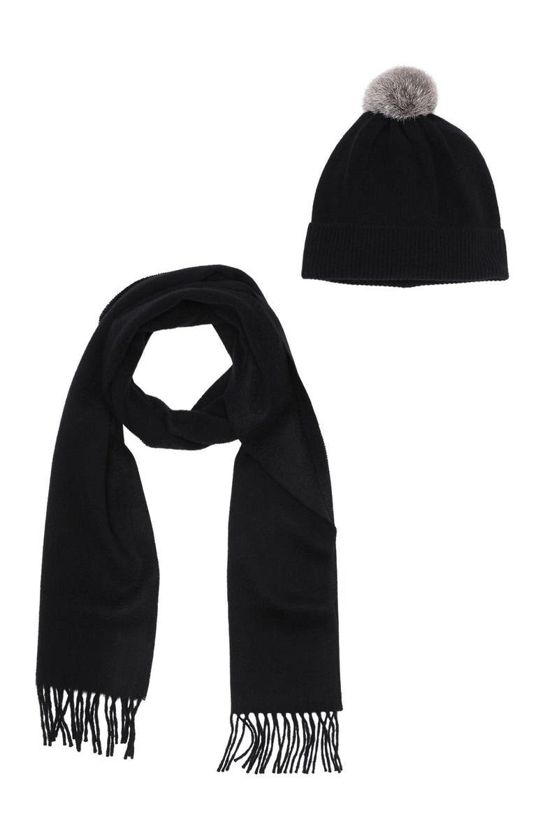 Amicale Cashmere Beanie & Scarf 2-Piece Set, Main, color,