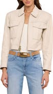 L'AGENCE Micah Quilted Leather Crop Jacket