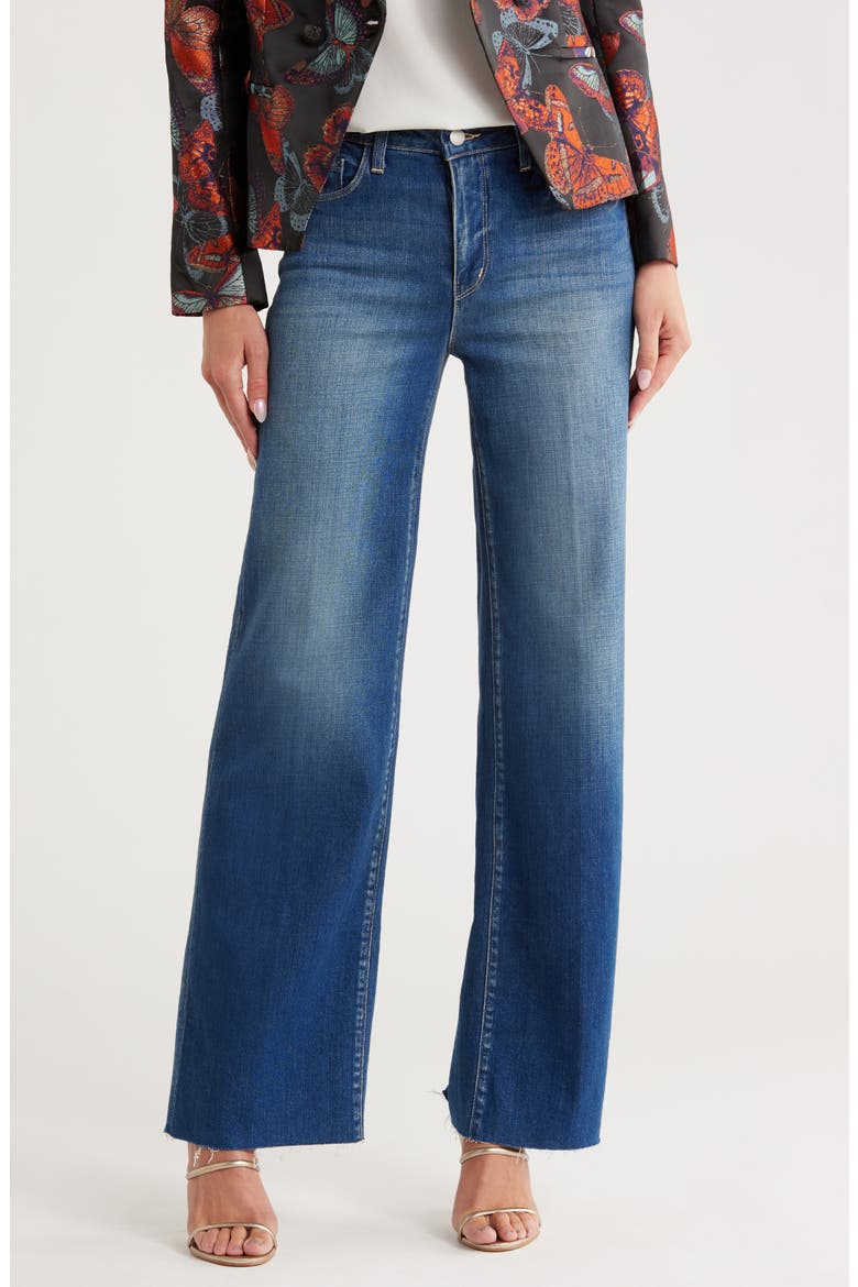 Scottie High Waist Wide Leg Jeans, Main, color, HASTING