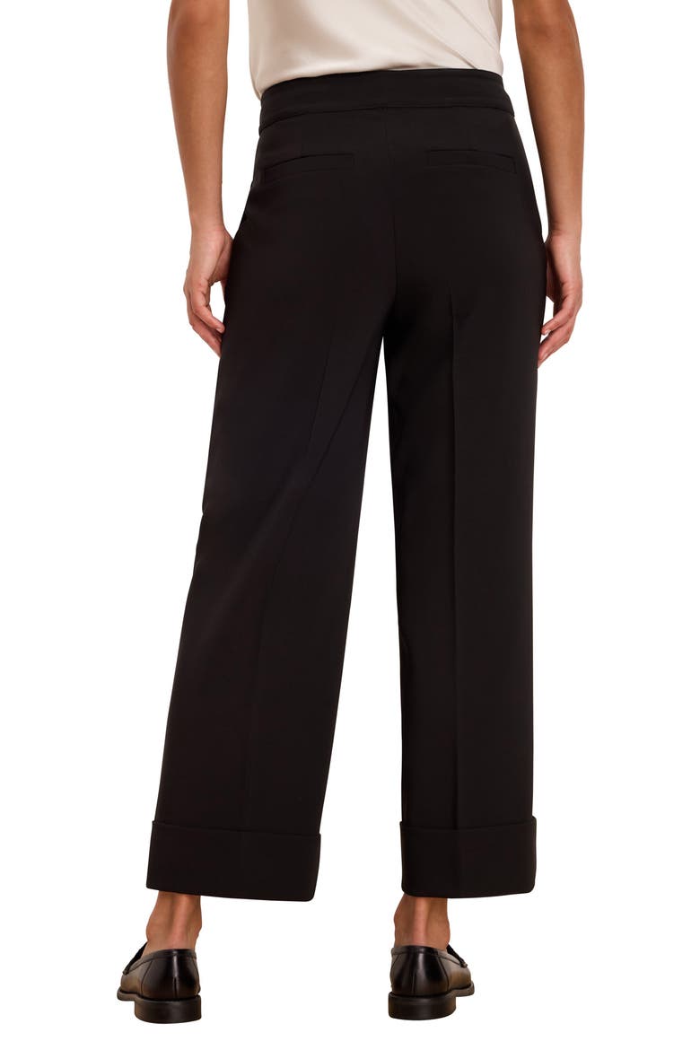 Clarendon Stretch Ankle Pants, Alternate, color, BLACK ONYX