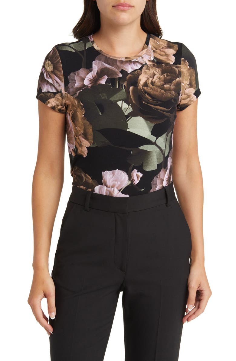 Ted Baker London Morlaa Floral T-Shirt, Main, color,