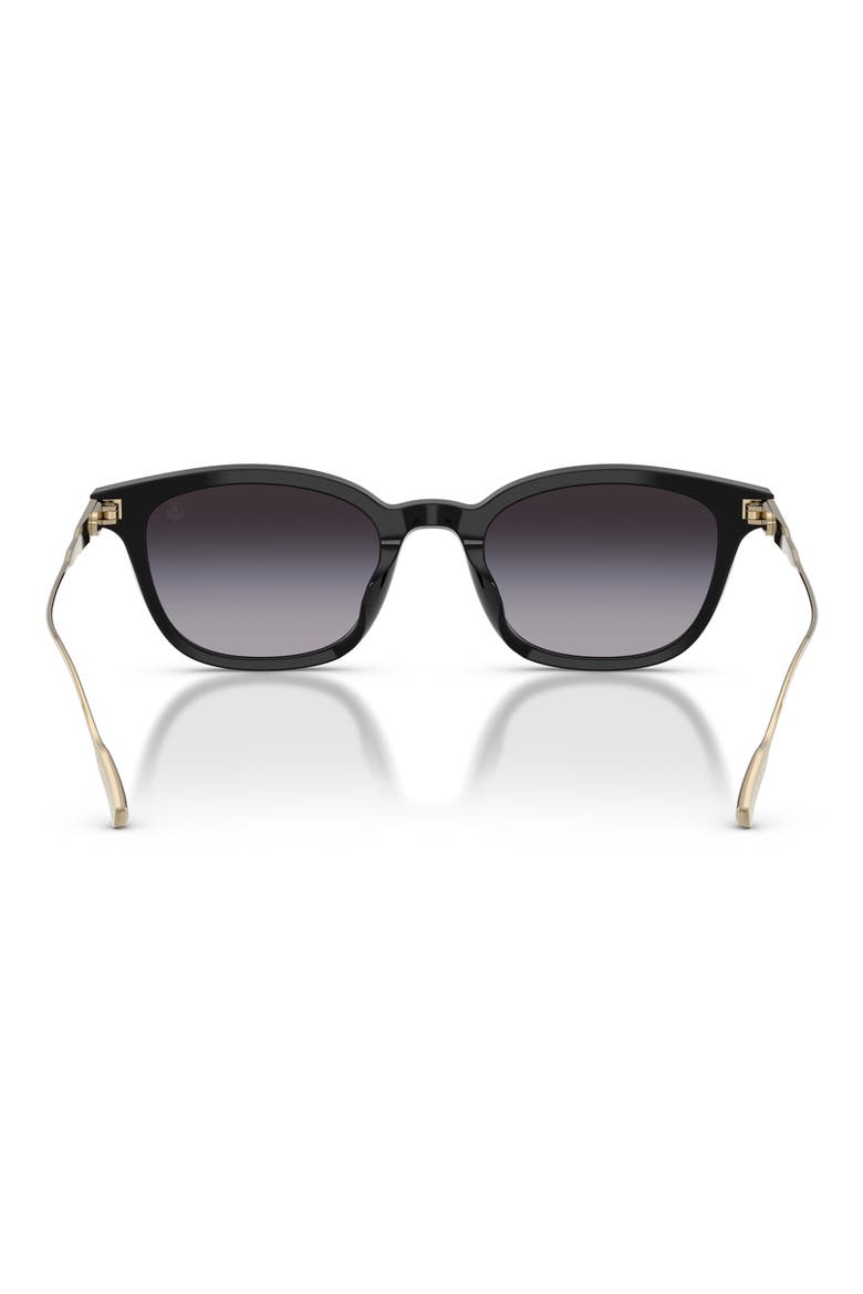 Lentis 50mm Gradient Phantos Sunglasses, Alternate, color, SHINY BLACK / GRADIENT GREY