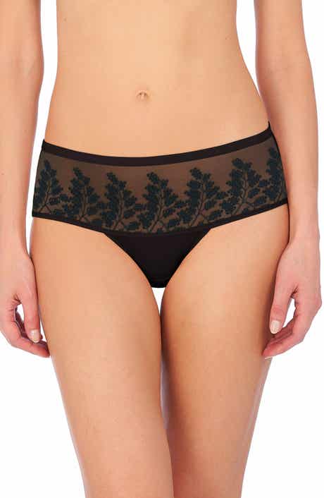 Natori Frame Embroidered Tulle Briefs
