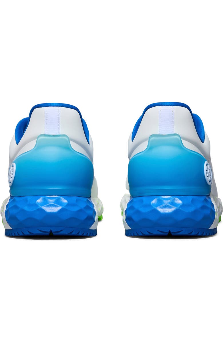 G/FORE MG4+ Stippled Waterproof Golf Shoe, Alternate, color, Snow / Acid Lime