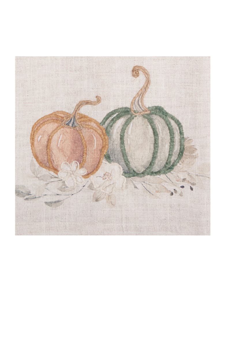Autumn Fields Pumpkin 100% Cotton Handtowel, Alternate, color, Beige
