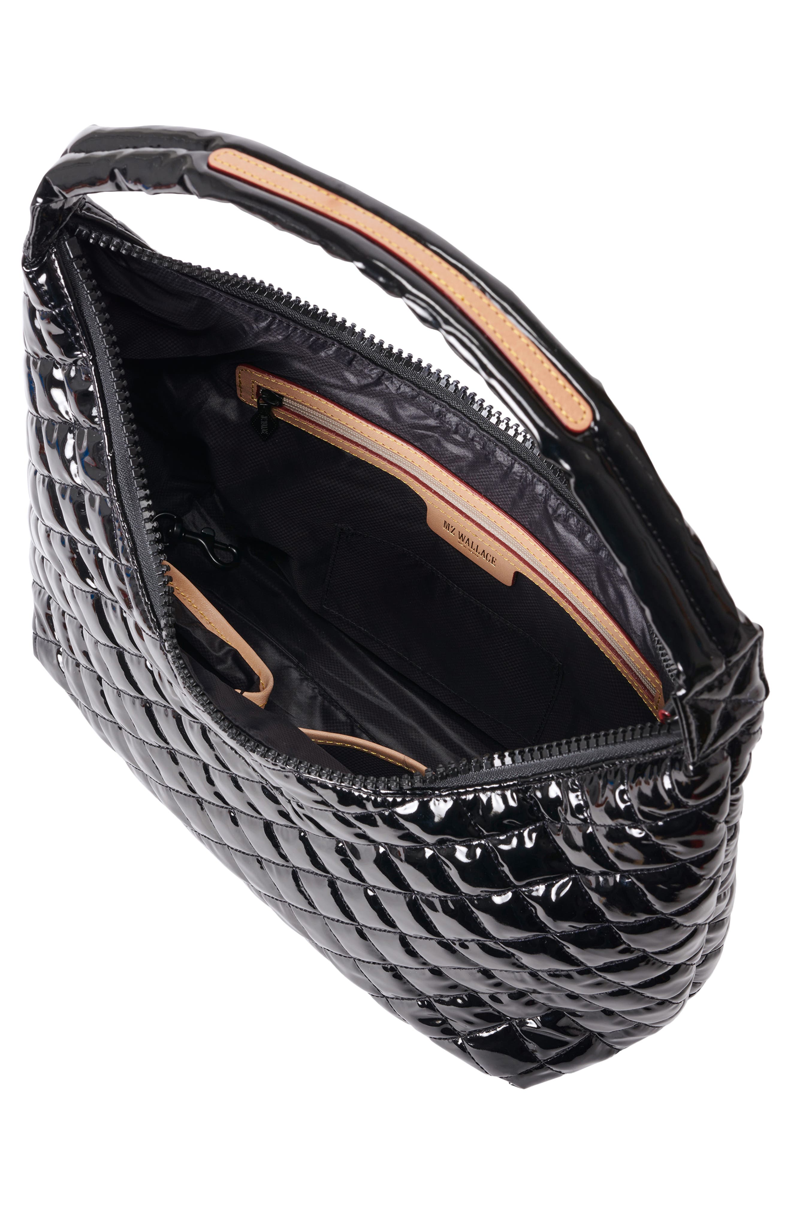 MZ Wallace Metro Quilted Nylon Shoulder Bag, Alternate, color, 