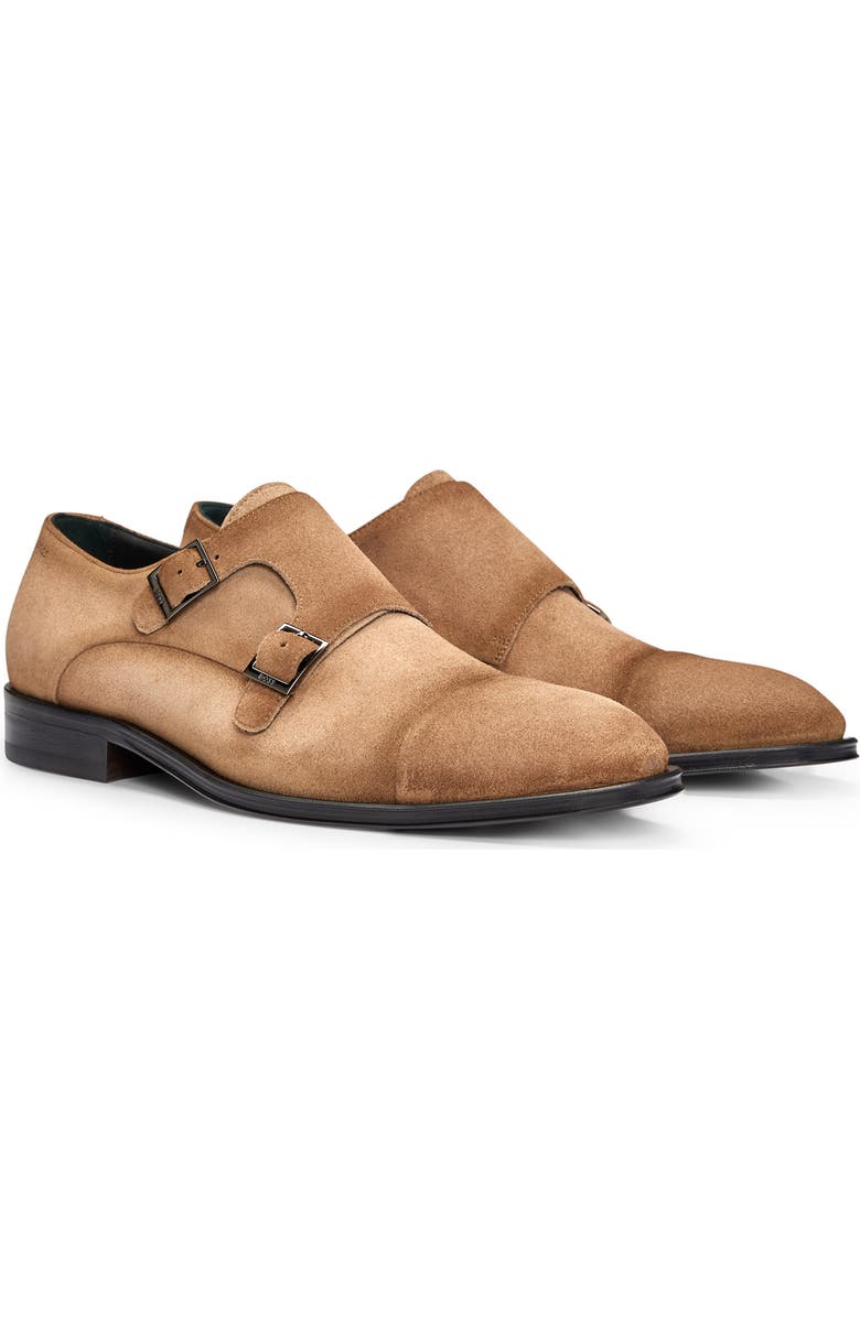 BOSS Derrek Monk Strap Shoe, Main, color,