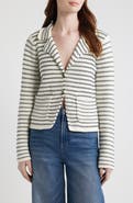 FRAME The Crochet Cotton Blazer