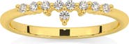 Bliss Diamond 1/5Ct Stackable Diamomnd Anniversary Ring Wedding Band 14k Gold Lab Grown