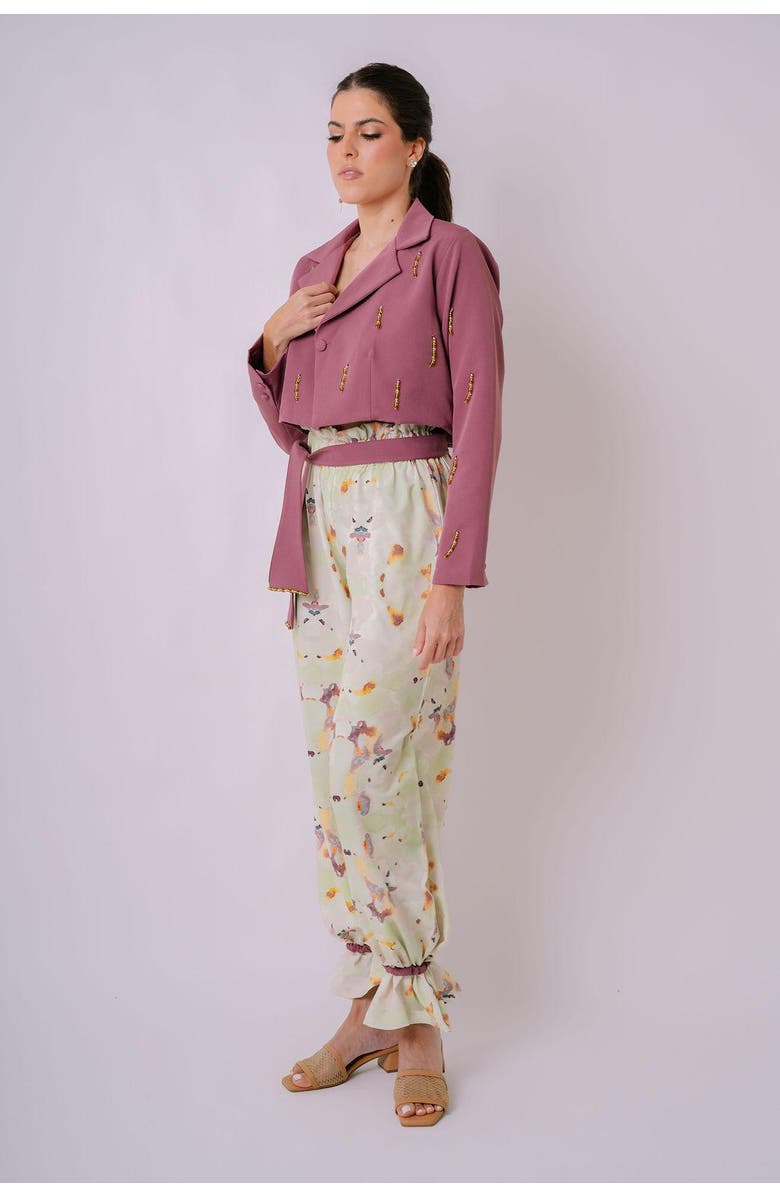 San Malo Lara Adjustable Pants, Main, color, Green